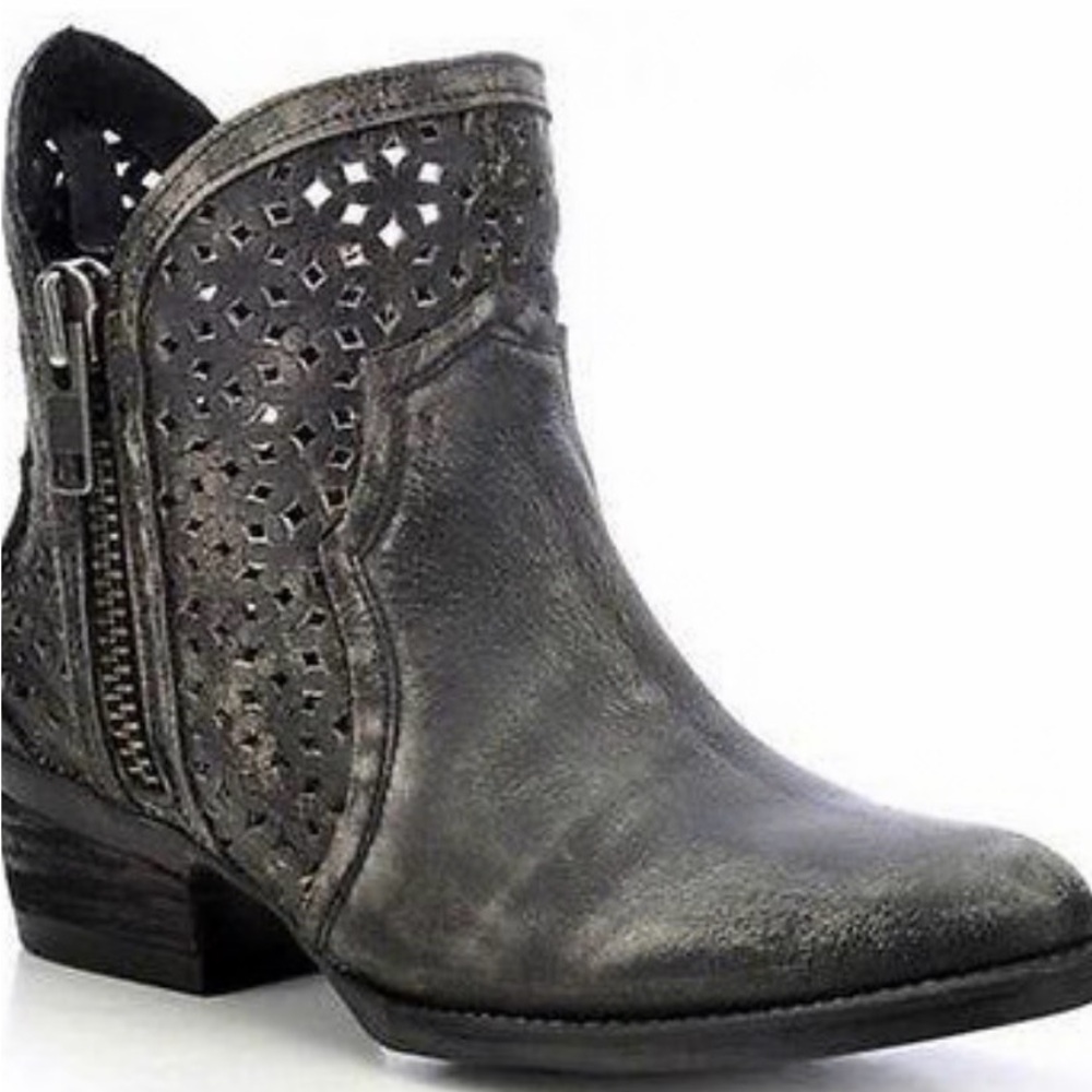 CIRCLE G‎ NEW WOMEN'S SHORTIE CUTOUT BOOTIE Size 8